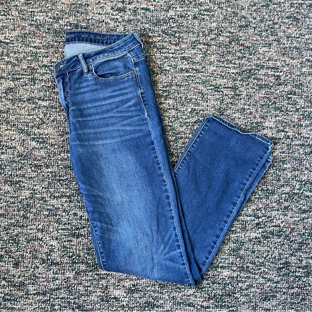 Calvin Klein Jeans Denim Medium Wash Straight Leg Womens Waist 31 Length 32